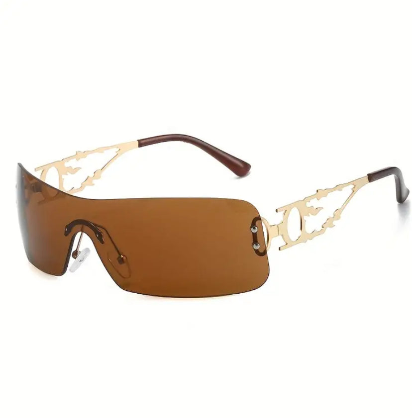 Y2k rimless eyewear