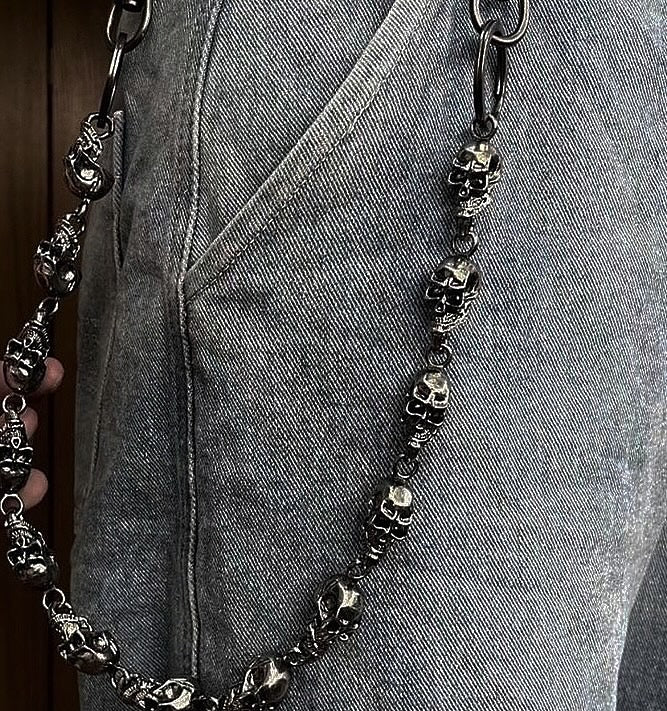Vintage pocket skull chain ⛓️⛓️💥