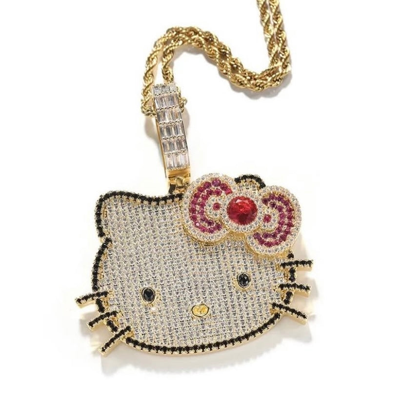 Hello Bling™ – Kitty Pendant Necklace