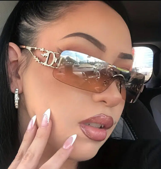 Y2k rimless eyewear
