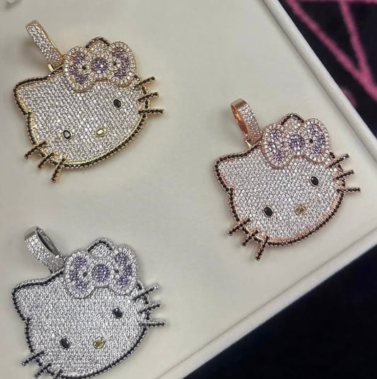 Hello Bling™ – Kitty Pendant Necklace